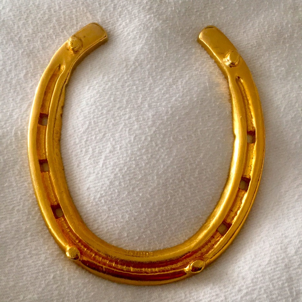 💥 Horseshoe 24k Gold Plated
